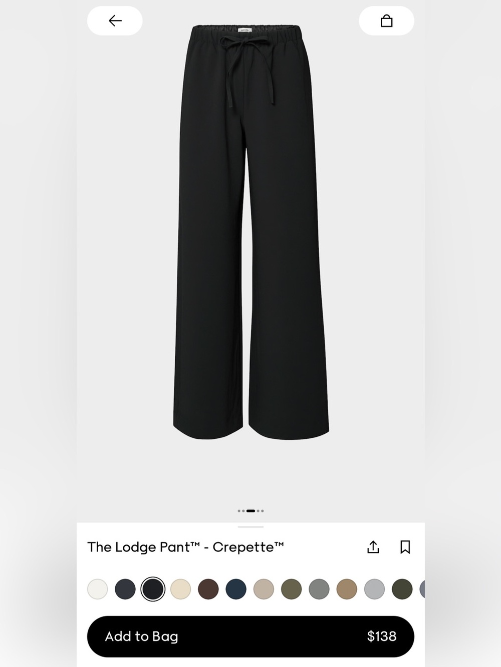 Aritzia Wilfred The Lodge Pant™ Crepette